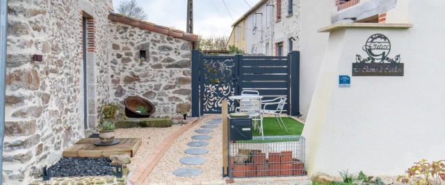 L'entrée des gîtes